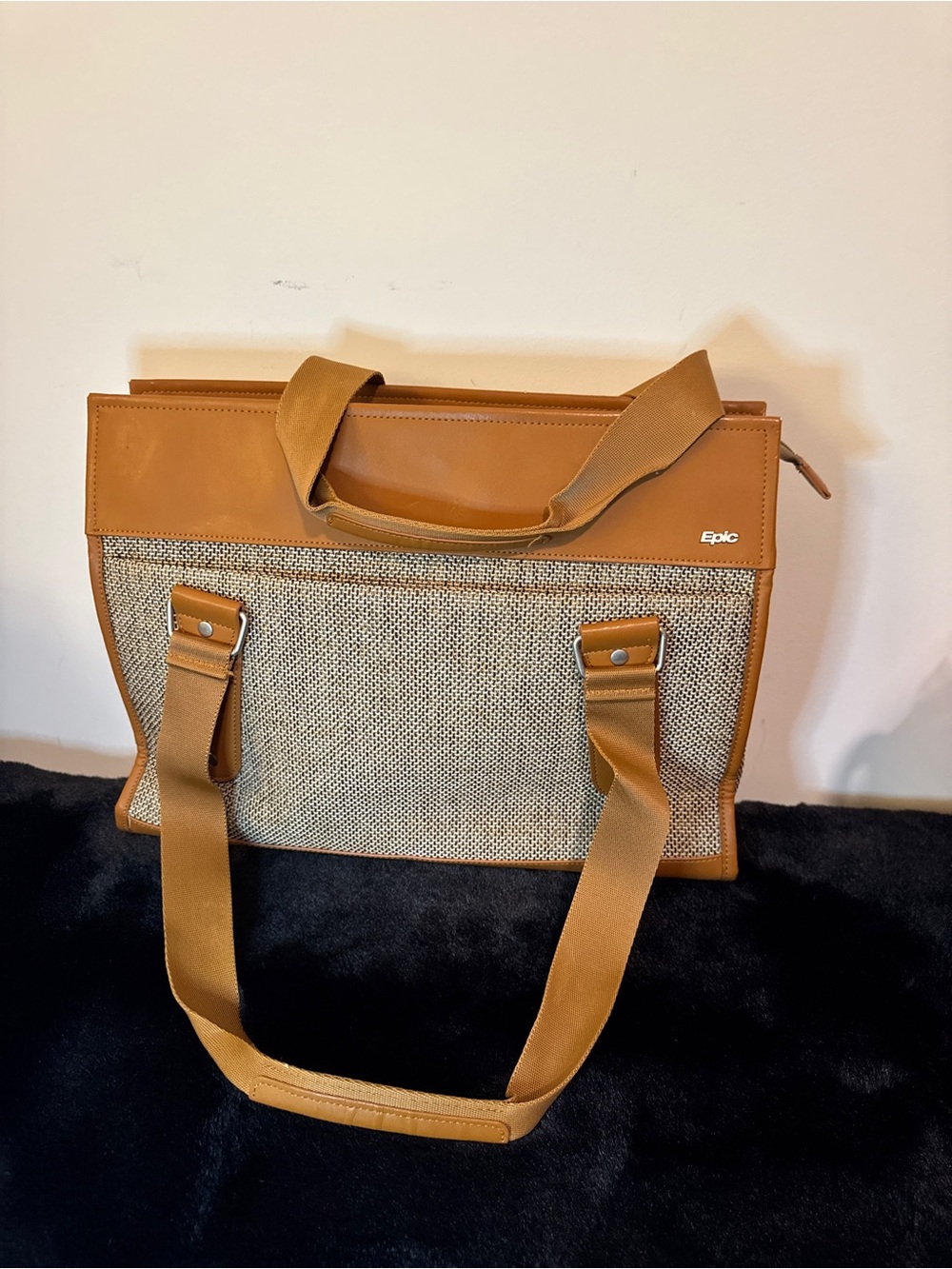 Tan & Beige Tote Bag